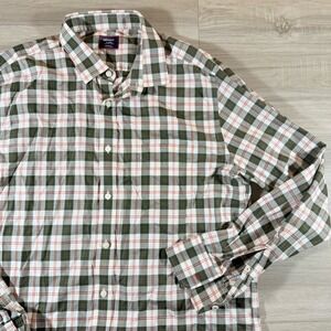 UNTUCKit Men's Plaid‎ Shirt Long  Sleeve Button Down Cotton Green Size XL